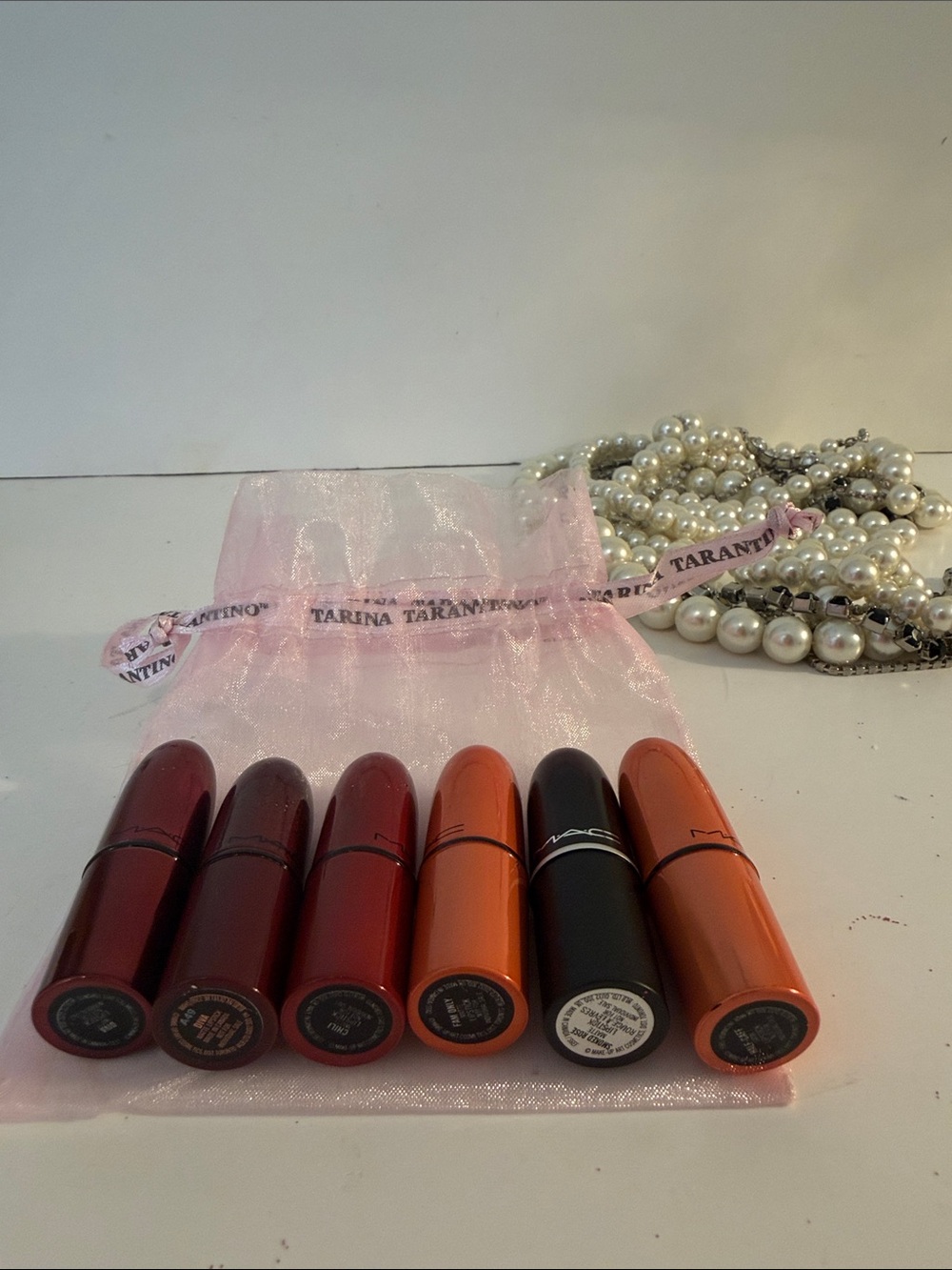 MAC Cosmetics 6 Mini Lipstick Collection - cafe, Diva, Chili Burgundy, perfect! - Picture 6 of 6